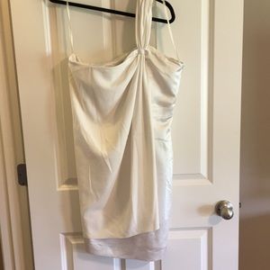 White cocktail dress